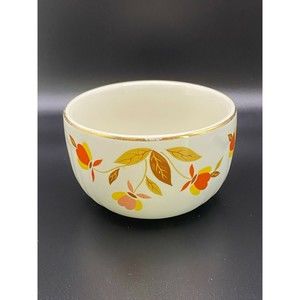Vintage Hall Jewel Tea Autumn Leaf Custard Cup #3